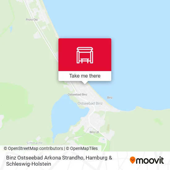 Карта Binz Ostseebad Arkona Strandho