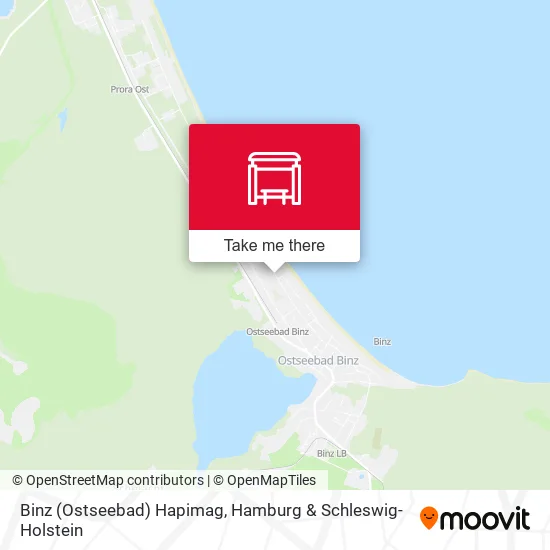 Карта Binz (Ostseebad) Hapimag