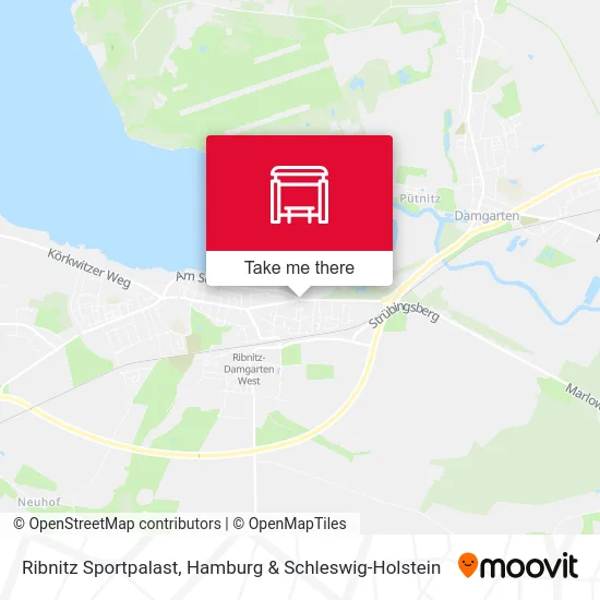 Ribnitz Sportpalast map