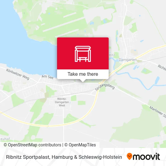 Ribnitz Sportpalast map