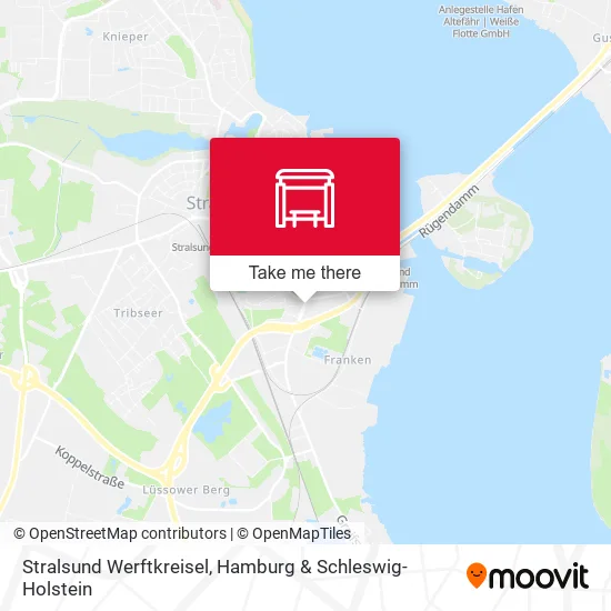 Карта Stralsund Werftkreisel