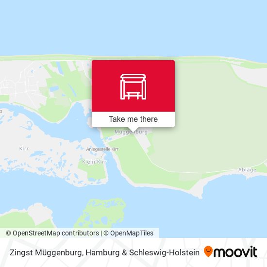 Zingst Müggenburg map