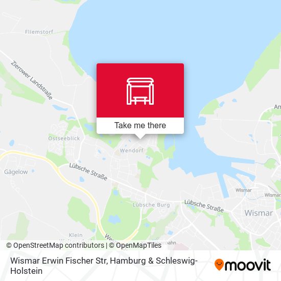 Wismar Erwin Fischer Str map