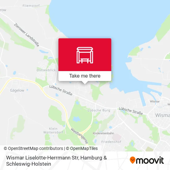 Карта Wismar Liselotte-Herrmann Str