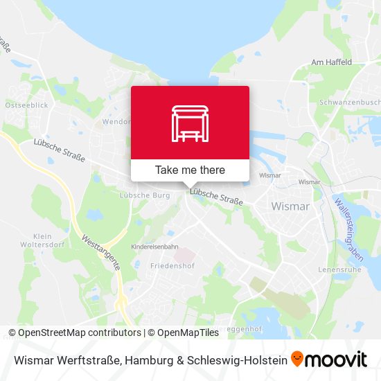 Wismar Werftstraße map