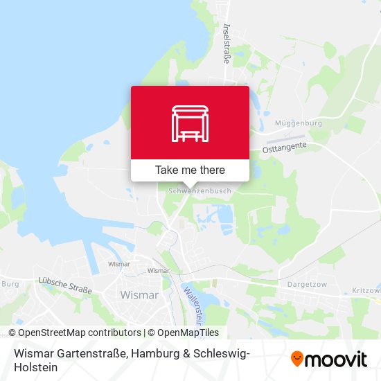 Wismar Gartenstraße map