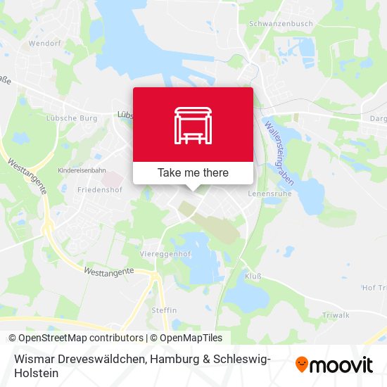 Wismar Dreveswäldchen map