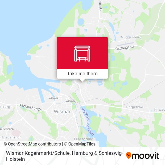 Wismar Kagenmarkt/Schule map