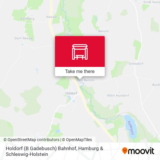Holdorf (B Gadebusch) Bahnhof map