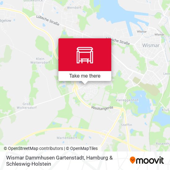 Wismar Dammhusen Gartenstadt map