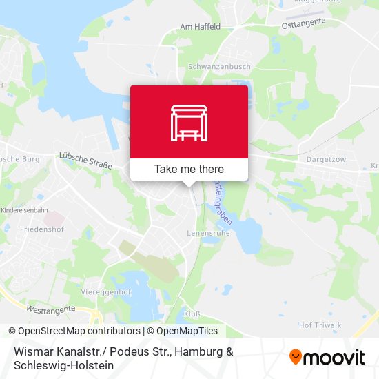 Wismar Kanalstr./ Podeus Str. map