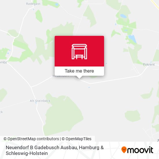 Neuendorf B Gadebusch Ausbau map