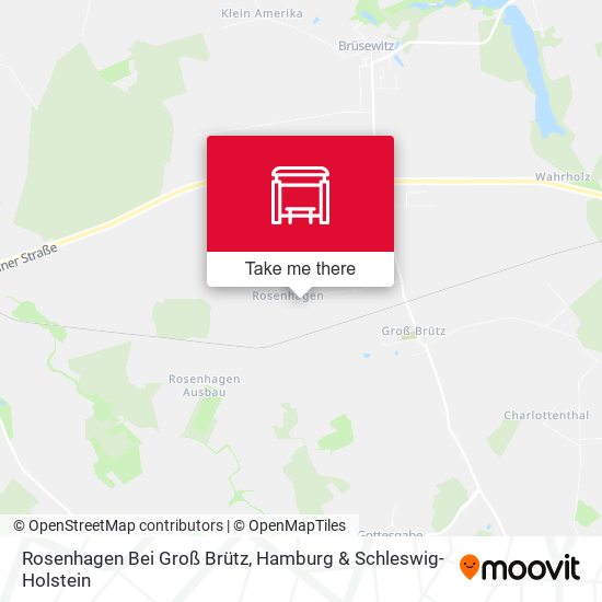 Rosenhagen Bei Groß Brütz map