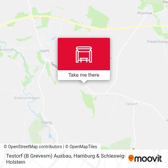 Карта Testorf (B Grevesm) Ausbau