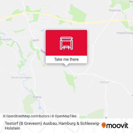Testorf (B Grevesm) Ausbau map
