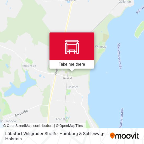 Lübstorf Wiligrader Straße map