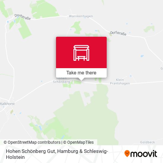 Hohen Schönberg Gut map