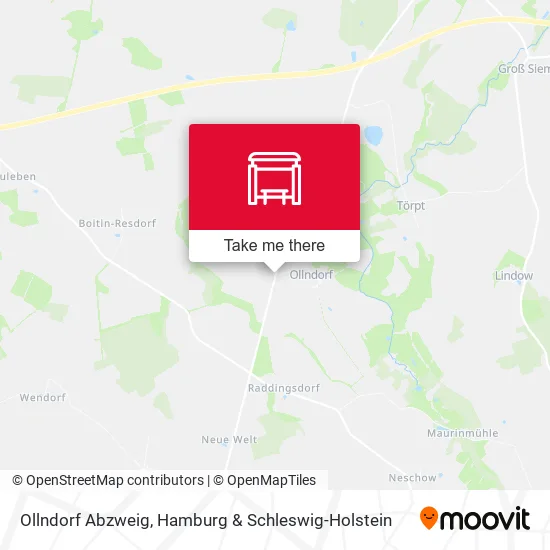 Карта Ollndorf Abzweig
