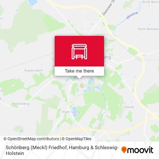 Schönberg (Meckl) Friedhof map