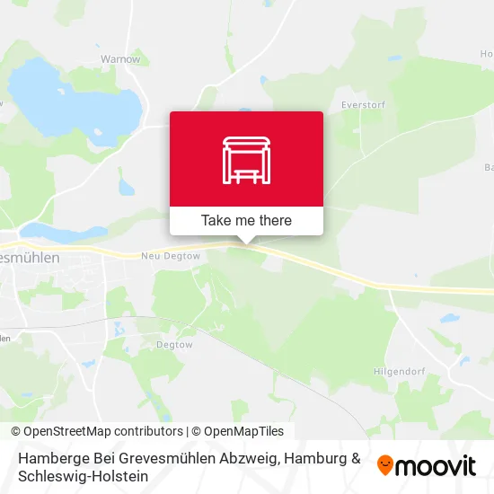 Карта Hamberge Bei Grevesmühlen Abzweig