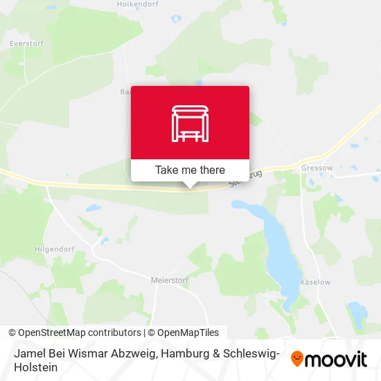 Карта Jamel Bei Wismar Abzweig