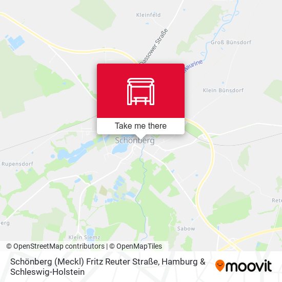 Schönberg (Meckl) Fritz Reuter Straße map
