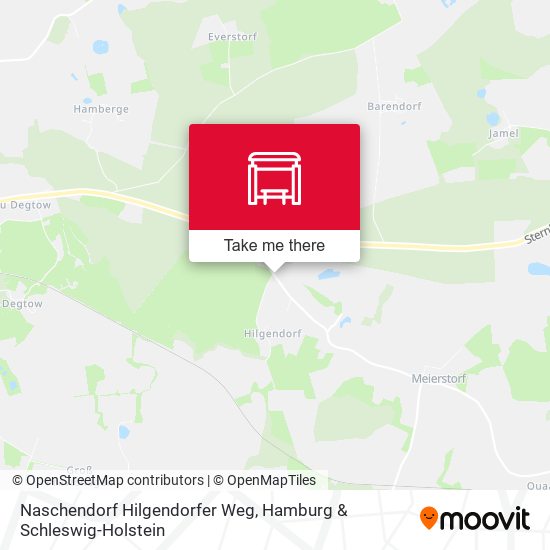 Naschendorf Hilgendorfer Weg map