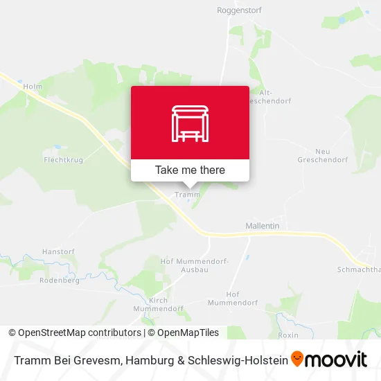 Карта Tramm Bei Grevesm