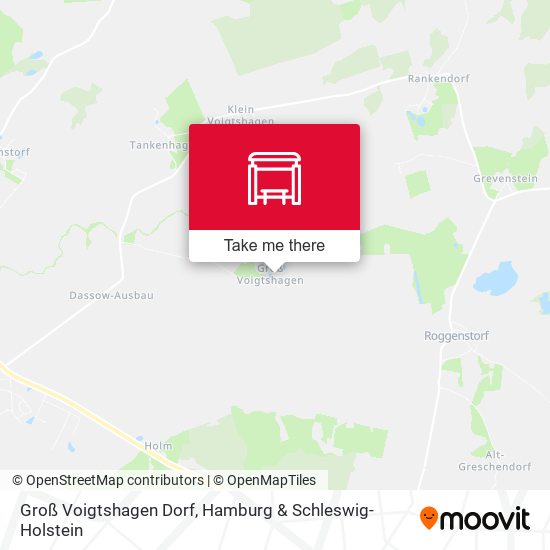 Groß Voigtshagen Dorf map