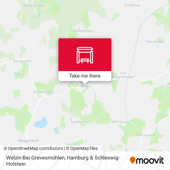 Карта Welzin Bei Grevesmühlen