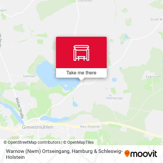 Warnow (Nwm) Ortseingang map