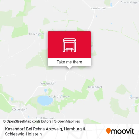Карта Kasendorf Bei Rehna Abzweig