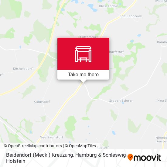 Beidendorf (Meckl) Kreuzung map
