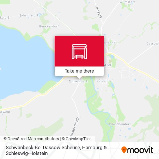 Schwanbeck Bei Dassow Scheune map