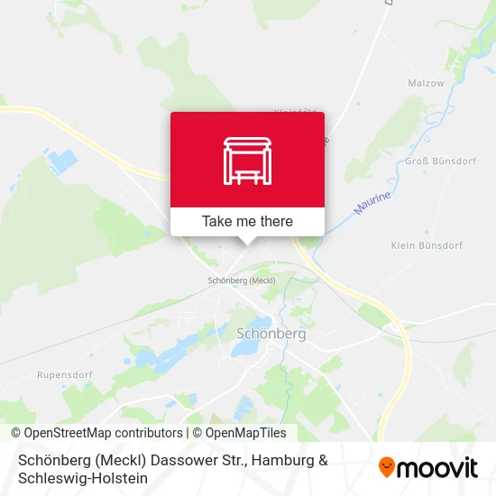 Карта Schönberg (Meckl) Dassower Str.