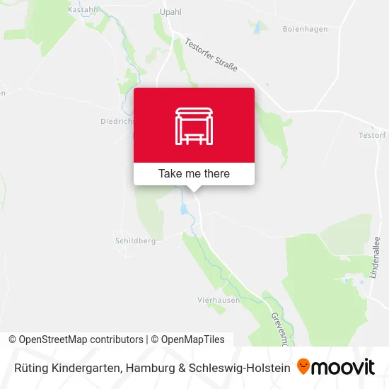 Rüting Kindergarten map