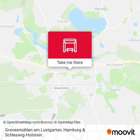 Карта Grevesmühlen am Lustgarten