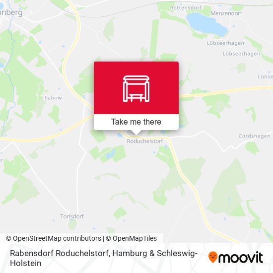 Rabensdorf Roduchelstorf map