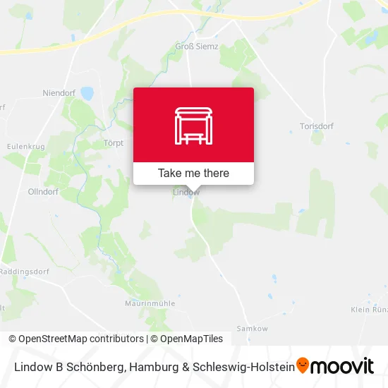 Карта Lindow B Schönberg