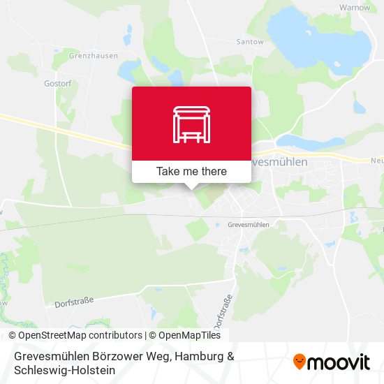 Grevesmühlen Börzower Weg map