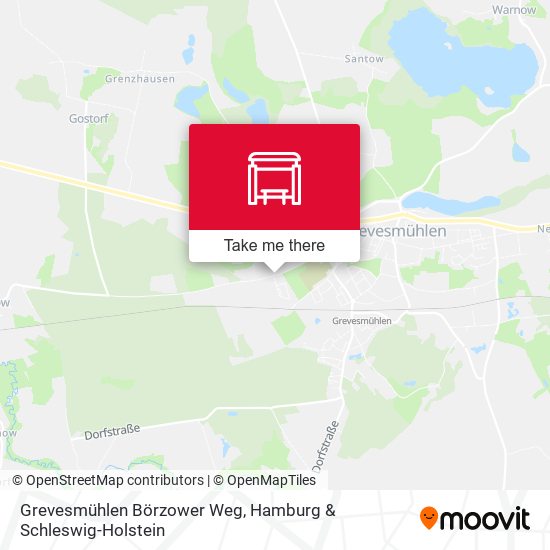 Grevesmühlen Börzower Weg map