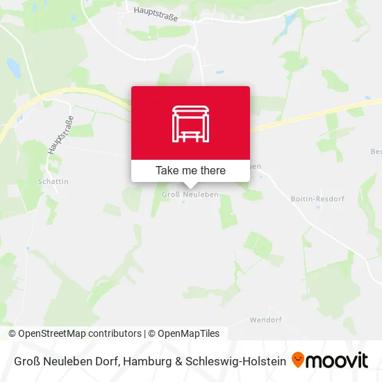 Карта Groß Neuleben Dorf