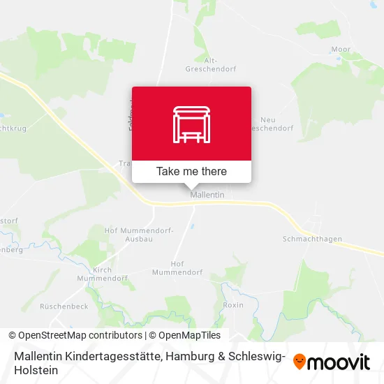 Карта Mallentin Kindertagesstätte