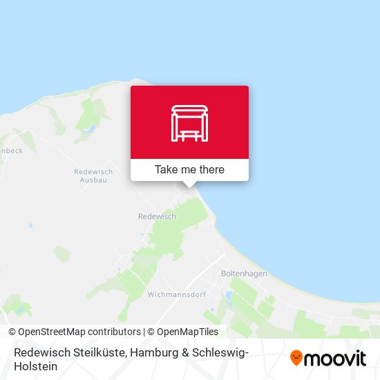 Redewisch Steilküste map