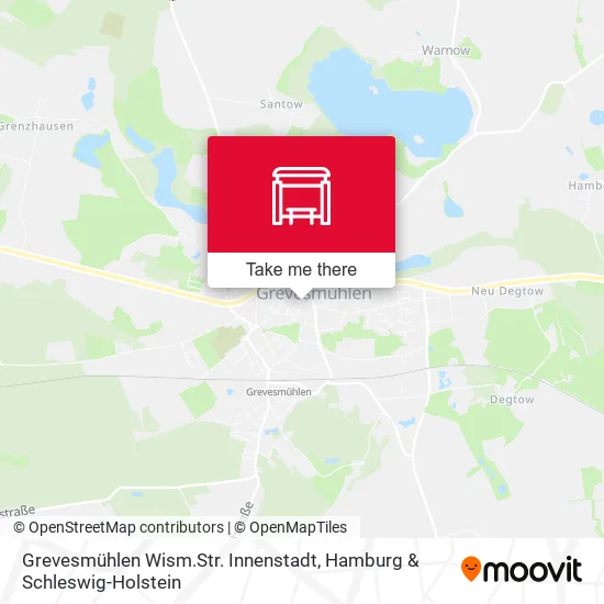 Карта Grevesmühlen Wism.Str. Innenstadt