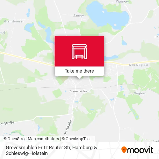 Карта Grevesmühlen Fritz Reuter Str