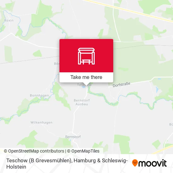 Карта Teschow (B Grevesmühlen)
