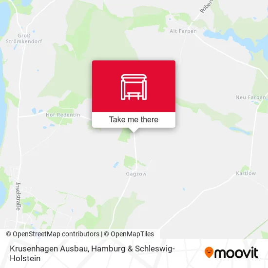 Карта Krusenhagen Ausbau