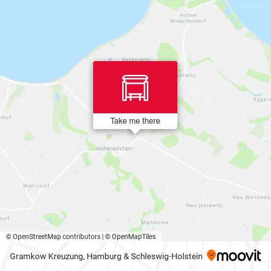 Карта Gramkow Kreuzung