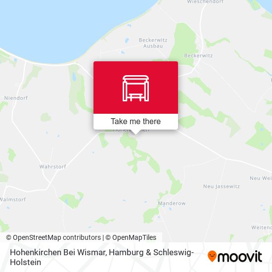 Hohenkirchen Bei Wismar map